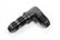 Aeroquip #6 Flare 90 Deg Bulkhead Union Black FCM5082