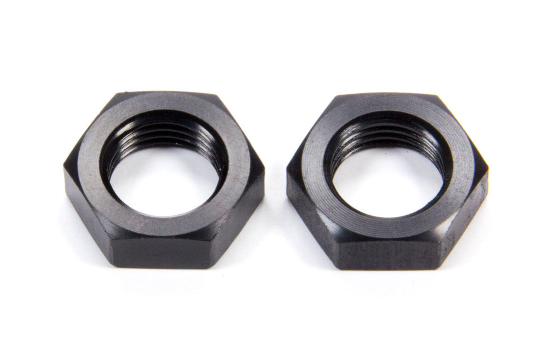 Aeroquip Aluminum AN Bulkhead Locknut — -6 AN, Black Anodized, Pair | FCM5100