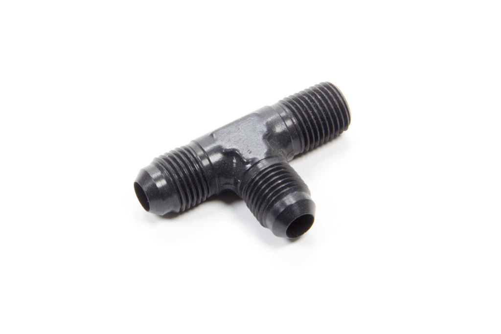 Aeroquip Alum Run Tee #6 Flare 1/4in Black FCM5125