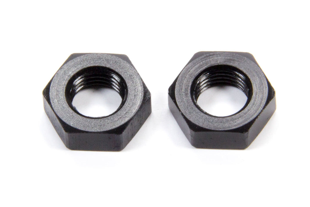 Aeroquip Aluminum AN Bulkhead Locknut — -3 AN, Black Anodized, Pair | FCM5556