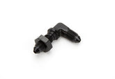 Aeroquip Alum 90 Deg Bulkhead Union #3 Flare Black FCM5799
