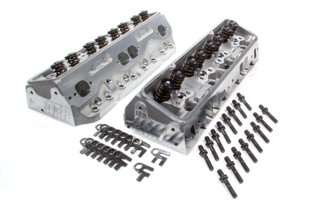 Air FLow Research SBC 180cc Street Heads 75cc S/P w/ Heat Riser 0911
