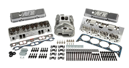 AFR Small Block Chevy Enforcer Top End Kit, Angle Plug Heads, Aluminum | 3901-TEKT
