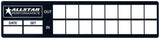 Allstar Performance Tire Log Decals 8pk ALL047