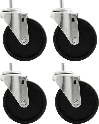 Allstar Performance Engine Cradle Caster Kit — 5in Heavy Duty | ALL10166