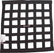 Allstar Performance Window Net Border Style 18 x 18 SFI Black ALL10280