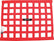 Allstar Performance Window Net Border Style 18 x 24 SFI Red ALL10287