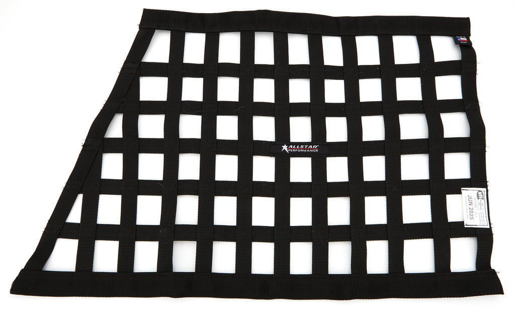 Allstar Performance Window Net Border Style Angled Black SFI ALL10288