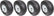 Allstar Performance Wheel Kit for Pit Cart Chassis ALL10602