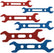 Allstar Performance Aluminum Wrench Set Double Ended ALL11120