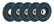 Allstar Performance Flap Discs 120 Grit 4-1/2in with 7/8in Arbor ALL12123-5