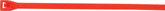 Allstar Performance Nylon Tie Wraps Red 7in 100pk ALL14126