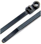 Allstar Performance Wire Ties Black 11.00 w/ Mounting Hole 25pk ALL14391