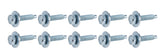 Allstar Performance Body Bolt 1-1/8in 10pk Silver ALL16555