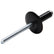 Allstar Performance Lg Hd Rivet Black 250pk ALL18013