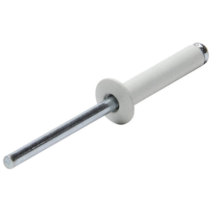 Allstar Performance Small Head Rivet — White, 3/8in Head, 250-Pack, Discontinued | ALL18021