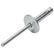 Allstar Performance Lg Hd Rivet 250Pk Silver Flange Type Alum Mandrel ALL18060