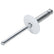 Allstar Performance Lg Hd Rivet 250Pk White Flange Type Alum Mandrel ALL18061