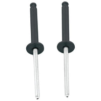 Allstar Performance 1/8in Alum Rivet Black 100pk Flange Type ALL18099