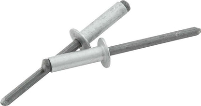 Allstar Performance Small Head Rivet Silver 250pk — 3/8in-1/2in Grip | ALL18105