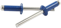 Allstar Performance Sm Hd Rivet Blue Alum 250pk Chevron ALL18135