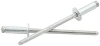 Allstar Performance 1/8in Alum Rivet Silver 25Pk   1/8in-1/4in ALL18191