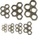 Allstar Performance LH Jam Nut Assortment Steel ALL18291