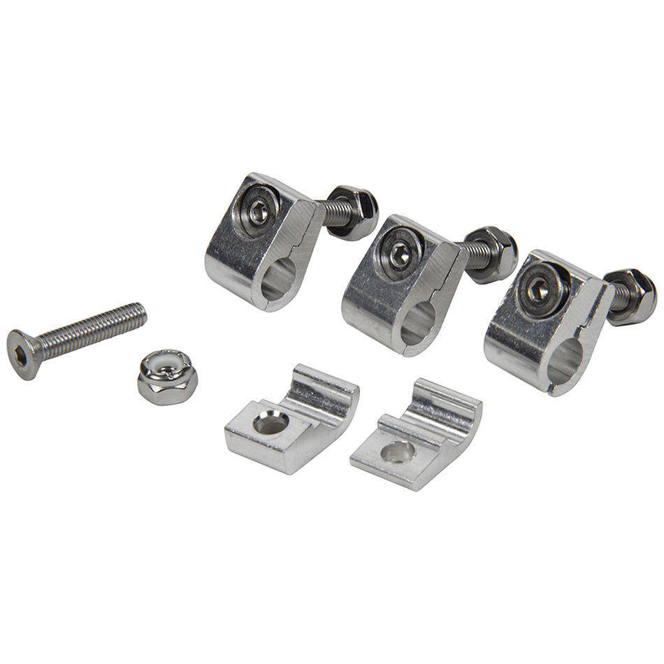 Allstar Performance 2pc Alum Line Clamps 5/16in 4pk ALL18322