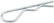 Allstar Performance Hair Pins 2-1/2in .093 10pk ALL18444-10