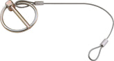 Allstar Performance Flip-Over Clip 3/16in w/ 10in Lanyard ALL18462