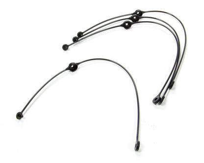 Allstar Performance Nylon Lanyards — 10in Black 4pk | ALL18468