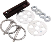 Allstar Performance LW Alum Hood Pin Kit 3/8in Black ALL18473