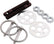 Allstar Performance LW Alum Hood Pin Kit 3/8in Black ALL18473