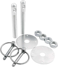 Load image into Gallery viewer, Allstar Performance Alum Hood Pin Kit 1/2in with 1/4in Clips Silver ALL18500