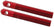 Allstar Performance Alum Hood Pins 1/2in 1/4in Holes Red 2pk ALL18508