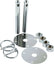 Allstar Performance Steel Hood Pin Kit w/ 3/16in Flip-Over Clips ALL18512