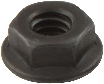Allstar Performance Spin Lock Nuts 50-Pack — 1/4-20 Black Oxide | ALL18555-50