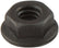 Allstar Performance Spin Lock Nuts 50pk Black ALL18555-50