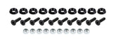 Allstar Performance Countersunk Bolts 1/4in w/ 3/4in Washer Blk 10pk ALL18629