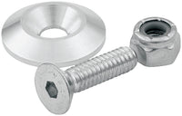 Allstar Performance Countersunk Bolts #10 w/1in Washer 10pk ALL18630