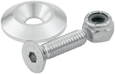 Allstar Performance Countersunk Bolts 1/4in w/ 1in Washer 10pk ALL18632