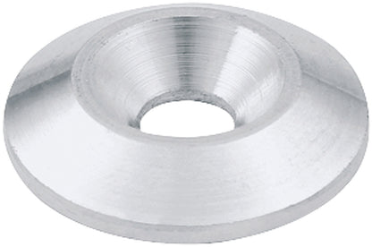Allstar Performance Aluminum Countersunk Washer — 0.25in ID x 1in OD, Natural, 10-Pack | ALL18662