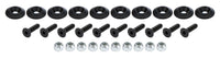 Allstar Performance Countersunk Bolt Kit Black 10pk ALL18680