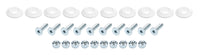 Allstar Performance Countersunk Bolt Kit White 10pk ALL18681