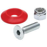 Allstar Performance Countersunk Bolt Kit Red 10pk ALL18682
