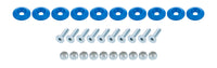 Allstar Performance Countersunk Bolt Kit Blue 10pk ALL18683