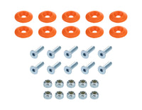 Allstar Performance Countersunk Bolt Kit Orange 10pk ALL18684
