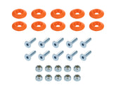 Allstar Performance Countersunk Bolt Kit Orange 10pk ALL18684