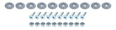 Allstar Performance Countersunk Bolt Kit Silver 10pk ALL18685