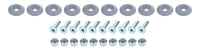 Allstar Performance Countersunk Bolt Kit Silver 10pk ALL18685